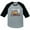 Dark Gray, variant on 3rd Birthday 3 Year Old Boy Choo Train 3/4 Sleeve Baseball Jersey Toddler Shirt 5T Purple