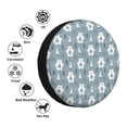 thumbnail image 4 of Sikiie bead tree winter PVC Leather Spare Tire Wheel Cover Spare Tire Cover, for Car Truck SUV Camper Trailer Universal Fit(14-17in)-14 inch, 4 of 6
