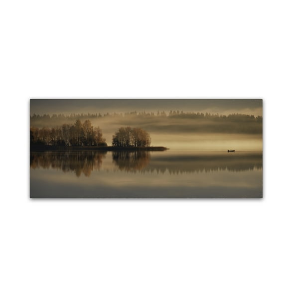 Trademark Fine Art 'Early Autumn Morning' Canvas Art by Pekka Ilari T