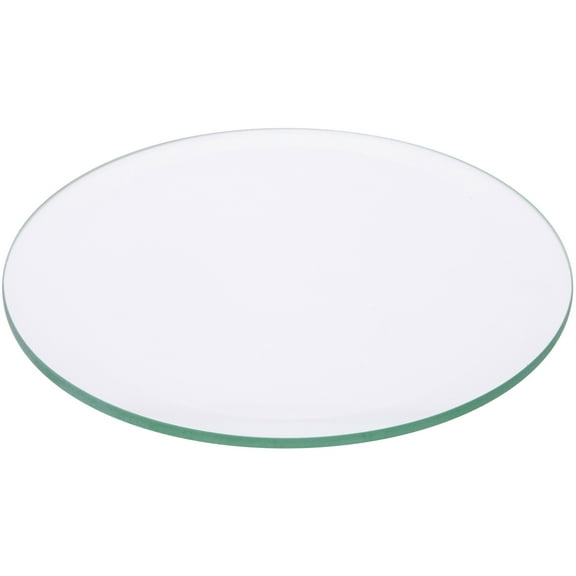 Plymor 5" Round, 5mm Thick Beveled Clear Glass Circle