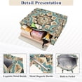 thumbnail image 5 of Mandala and Boho Pattern Corduroy Tote Bag Handbag Large Messenger Bag Shoulder Crossbody Zipper Bag Purse, 5 of 8