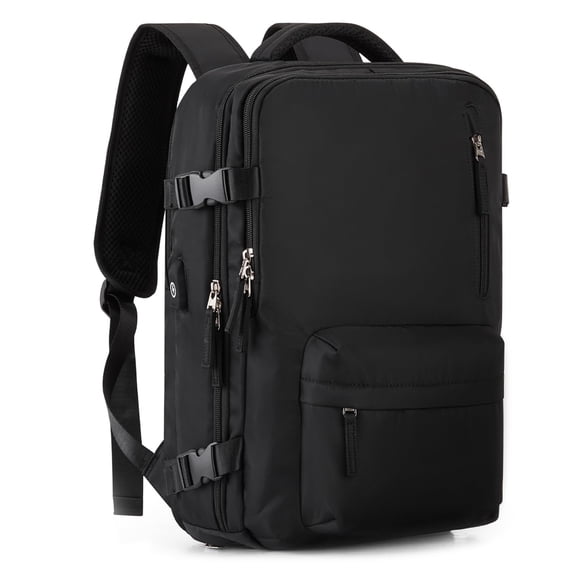 Mochila de mano VGCUB Large Travel 40 L para mujeres y hombres, color negro