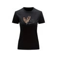 thumbnail image 2 of Playera Blusa Con Estampado De Corazon My Kernel Animal Print Ropa Para Mujer Color Negro Talla Chica Marca Emil SaEs, 2 of 4