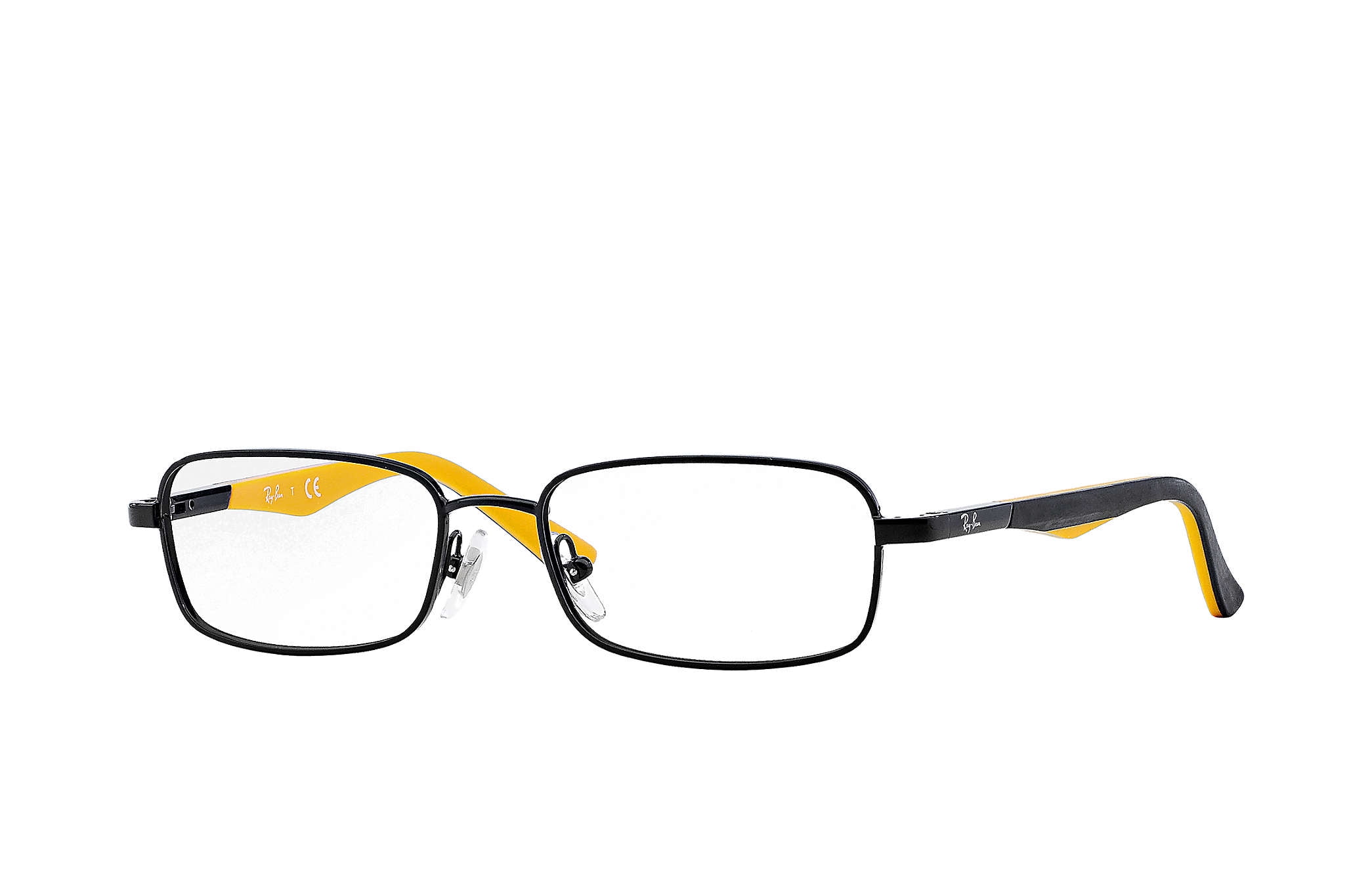 RayBan Junior Kid's Rectangular Eyeglass Frames RB1035 47mm Black