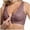 Purple, variant on Gtoiithly Women's Lace Nursing Bra, Front Closure Wireless Bralette for Seamless Breastfeeding & Postpartum Support Purple XXXXL