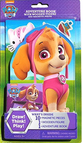 Paw Patrol Skye Wooden Magnetic Doll and Adventure Book 