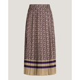 thumbnail image 1 of Gant Apparel Jupe Plissée Imprimée Monogramme pour Femmes, Violet, 40 Reg US, 1 of 2