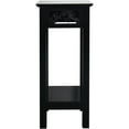 thumbnail image 6 of eHemco Plant Decorating Stand End Table Side Table with Storage Shelf, 10 by 10 by 23.7 Inches, Black, 6 of 8