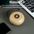 thumbnail image 4 of TopLLC Wooden Mini Wireless Bluetooth Speaker, High-Definition Sound Quality Portable Creative Gift, Bluetooth 5.0, 4 of 9