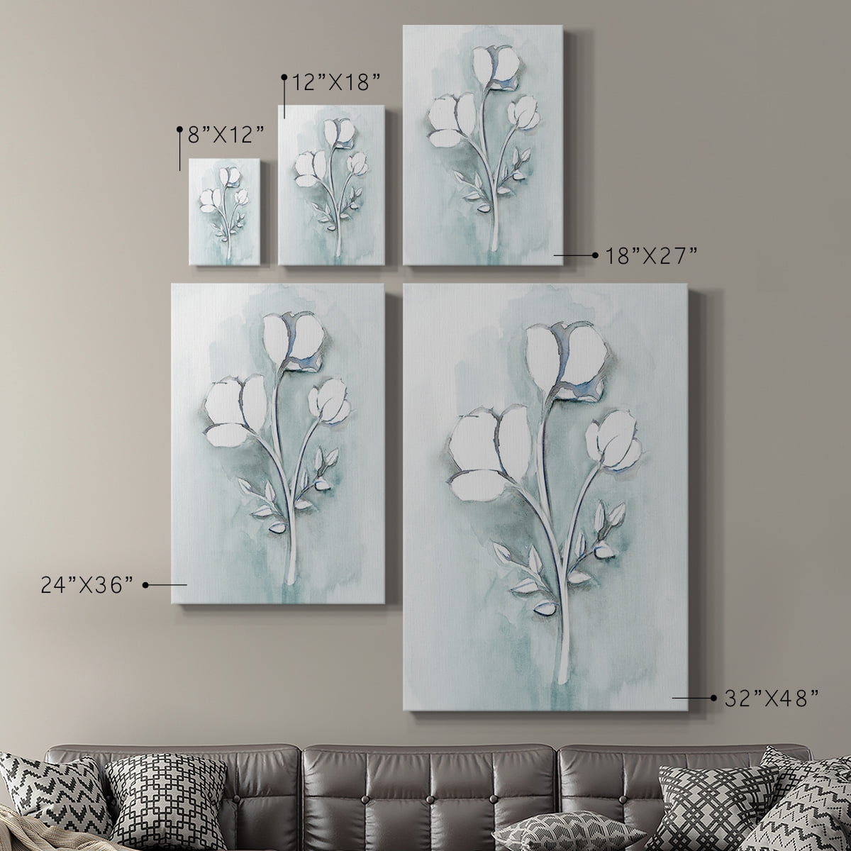 Bohemian Blue III Premium Gallery Wrapped Canvas - Ready to Hang