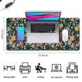 thumbnail image 5 of Long Mouse Pads for Desk,Pioneer Flower Floral Print Pattern Desk Mats on Top Of Desks, Desk Mouse Pad Extra Large with 3mm Non-Slip Base and Stitched Edge for Gaming,Office,Work,Home 35.4"x15.7", 5 of 6