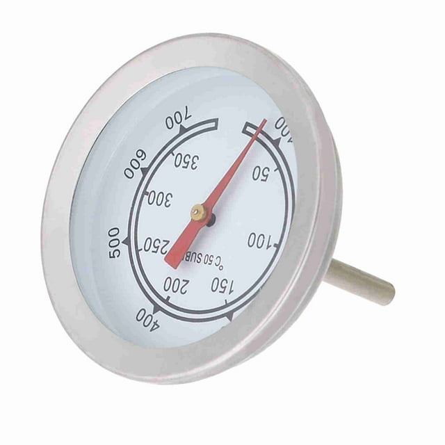 Termómetro de Barbacoa de Acero inoxidable, Medidor de Temperatura para Parrilla de Barbacoa, Horno Ahumador