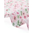 thumbnail image 6 of DARING DIVA Women's Plus Short Sleeve Ruffle Notch V Neck Floral Shirt Blouse 1X Pink, 6 of 6
