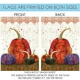 thumbnail image 4 of Toland Home Garden Gorgeous Gourds Pumpkin Fall Flag Double Sided 12x18 Inch, 4 of 5