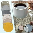 thumbnail image 3 of Matoen12 Heat Resistant Table Place Mats, Cotton Rope Cup Bowl Mat Absorbent Place Mat, Cute Cat Home Decor Quick Drying Woven Placemats for Dining Coffee Table, 1PC, 7.1"x7.1", Multicolor, Round, 3 of 3
