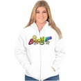 thumbnail image 4 of XOMG POP Brooklynn Sunshine Star Zip Hoodie Sweatshirt Women Brisco Brands M, 4 of 5