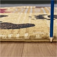 thumbnail image 2 of JERFIT Southwestern Area Rug 2x3 Ft Lodge Decor Beige Polypropylene Rug with Wildlife Motifs for High Traffic Areas, 2 of 6