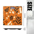 thumbnail image 2 of Bathroom Scale, Highly Accurate Digital Body Scale,Precisely Measures Weight up to 400 lbs-Orange Background With Scattered Abstract Leaves, Acorns, And Peanuts, 2 of 4