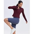 thumbnail image 5 of Pinspark Women's Running Workout Athletic Jackets Lightweight Long Sleeve Yoga Jacket Cropped Zip Up Active Jacket with Pockets, 5 of 8