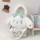 thumbnail image 4 of Sanrio Cinnamoroll-Bolso de mano de felpa para niña, cartera de mano Kawaii de dibujos animados, bolso de hombro para llaves, monedero, juguete, regalo de cumpleaños, 4 of 4