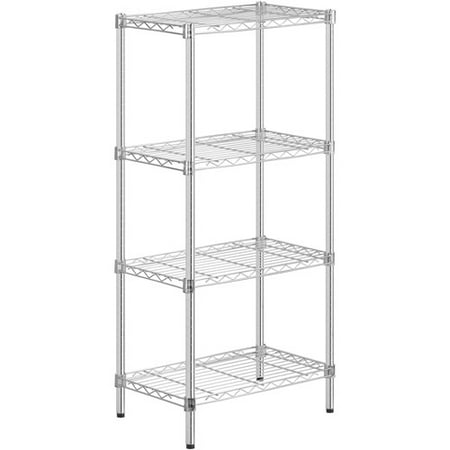 Honey Can Do 4-Shelf Steel Storage Shelving Unit, Multicolor