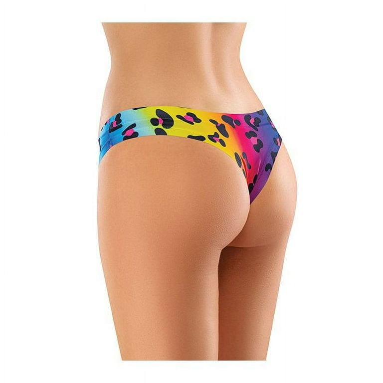 Mememe Pride Cougar Printed Thong XL - Walmart.com