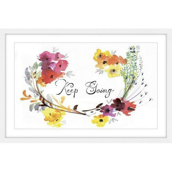 Marmont Hill "Keep Going" by Christine Lindstrom Framed Painting Print