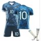 thumbnail image 1 of Nuevo 2021/2022 Kids Soccer Jersey 10 # Messi Football Jerseys Suit Fashion Shorts / calcetines Set-10 Green-26 BmatwkZeng Bmatwk Jersey, 1 of 2