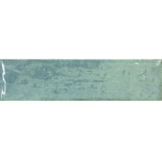 The Tile Life Havasupai Falls 3 in x 10 in Sage Glossy Ceramic Tile Sample 1 Piece