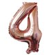 thumbnail image 1 of Globo grande número 4 para celebraciones de aniversario y cumpleaños memorables Resplandor dorado, 1 of 5