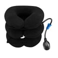 thumbnail image 1 of Camilla Cuello Inflable Soporte 3 Tubos Aire Tracción Cervical (Negro) Tmvgtek cuidado belleza, 1 of 9