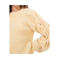 thumbnail image 3 of Astr the Label Womens Lizette Sweater, Light Yellow/XS, 3 of 3
