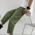thumbnail image 3 of Vedolay Men Trousers Casual Relaxed Fit Mens Pants Casual Jogger Outdoor Fashion Casual Basic Loose Quick-Drying Pants,Green M, 3 of 4