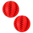 thumbnail image 1 of Pelota Para Perros De Caucho Element Resources Juguete Para Mascotas Pack 2 Pz Rojas, 1 of 6