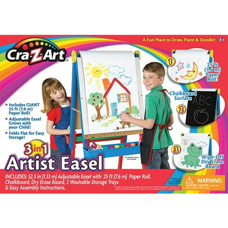 3-in-1 Wood Artist Easel