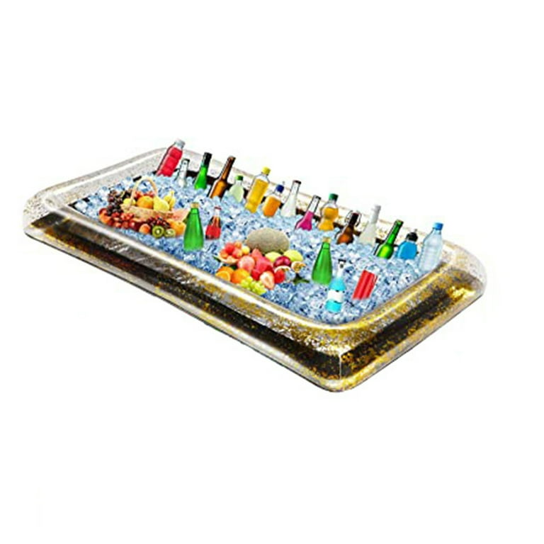 Top Pick, Inflatable Ice Tray and Water Bar Large Ice Trough for