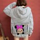 thumbnail image 3 of Disney-Sudadera con capucha de Minnie Mouse para mujer, ropa de pareja, Sudadera con capucha Y2k, sudadera con estampado, Top de moda para hombre y mujer, 3 of 3