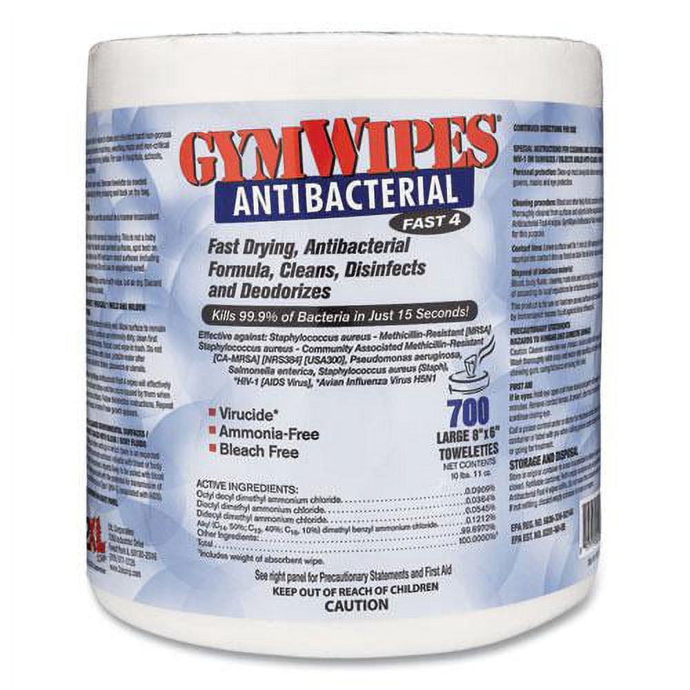 2XL Antibacterial Wipes, 6" x 8", Pack Of 700