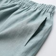 thumbnail image 5 of Amazhiyu Womens 100% Linen Wide Leg High Waist Shorts Casual Summer Shorts with Pockets, 5 of 6