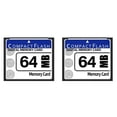 thumbnail image 1 of 2X 64MB Compact Flash Memory Card for Camera, Advertising Machine, Industrial Computer Card, 1 of 8