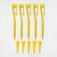 thumbnail image 3 of 10 Pcs T-Shirts de Golf avec Crochet Clip Plus Stable T-Shirts de Golf Hauteur Réglable Poche Accessoires de Pratique de Golf Cadeaux pour Golfeurs Jaune, 3 of 5