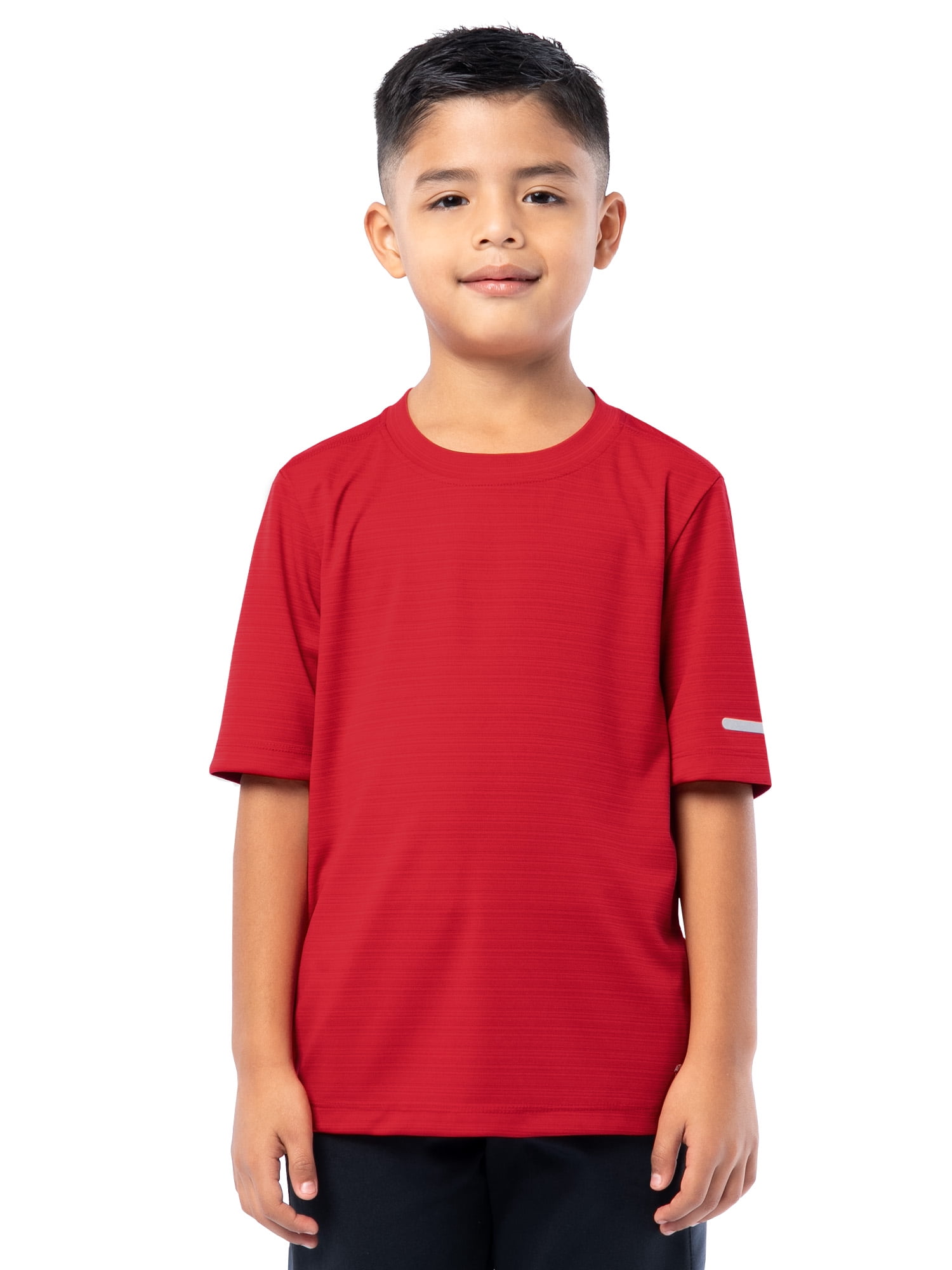 Athletic Works Boy's Performance Tees, 2-Pack, Sizes 4-18
