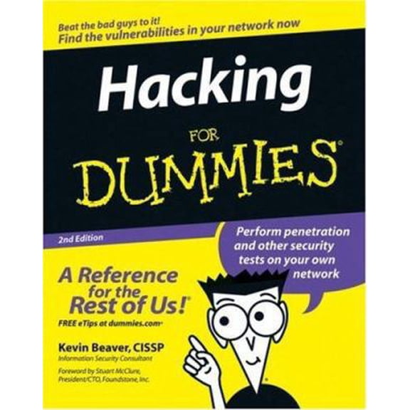 Pre-Owned Hacking for Dummies (Paperback) by Kevin Beaver, Stuart McClure
