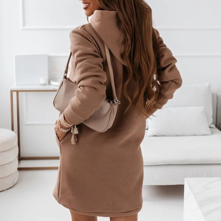 women collarless dress shirt Women's Collarless Shirt Dress