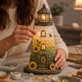 thumbnail image 4 of Beginner-Friendly DIY Lighted Sea Glass-Style Lighthouse Kit,DIY Sea Glass Lighthouse Kit Collection with Pieces & Guide,Adults Craft Kit,Handmade Ocean Beach Decor for Craft Lovers, 4 of 9