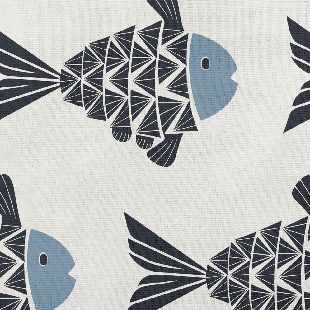 Simply Daisy 20" x 20" Fish Tales Nautical Decorative Indoor Pillow