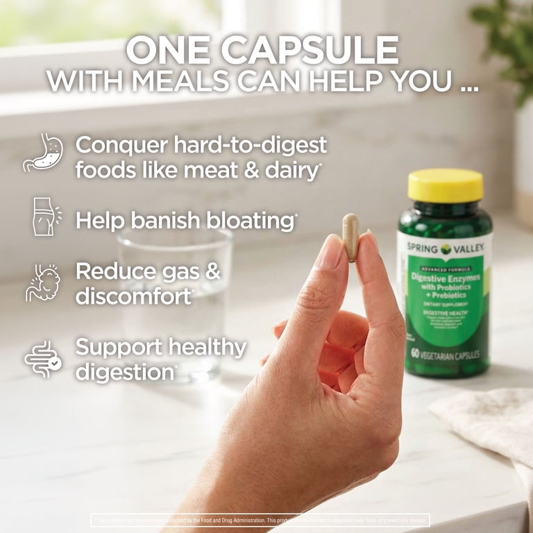 Spring Valley Digestive Enzymes with Probiotics & Prebiotics photo 4