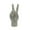 White AB, variant on Women's Victory Hand Rhinestone Clutch - Sparkly Full Crystal Party Purse Evening Bag, Detachable Chain for Prom/Dating