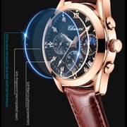 Top Luxury CHENXI Watches For Men Sport Chronograph Waterproof Quartz Wrist Watch Male Fashion Leather Strap Business Watches