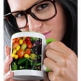 thumbnail image 2 of 3dRose, Vegetables, farmers market, Savannah, Georgia, USA - US11 JWL0642 - Joanne Wells, 11oz Two-Tone Green Mug, 2 of 7